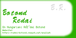 botond redai business card